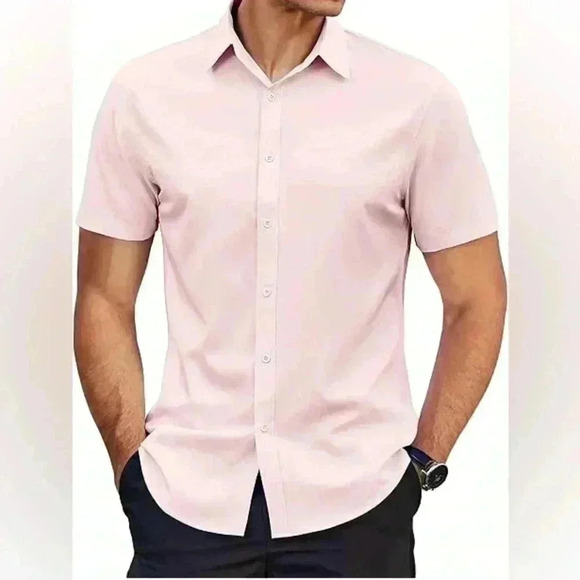 Theory Short Sleeve Button Down Shirt - Picture 1 of 7